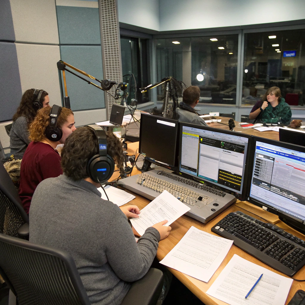 -profesional-podcast-studio-with-papers--microphon (7)